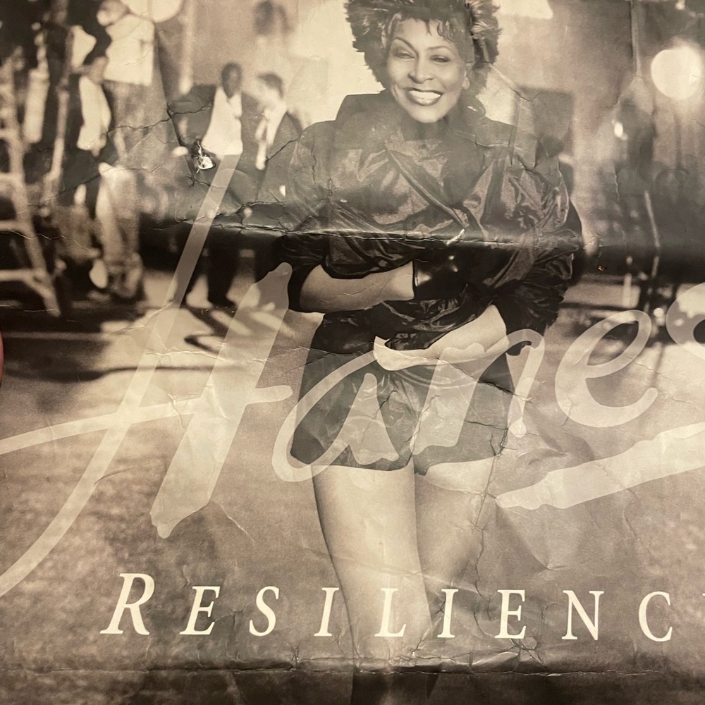 Black and White Resilience Hanes - Vintage Shopping Bag